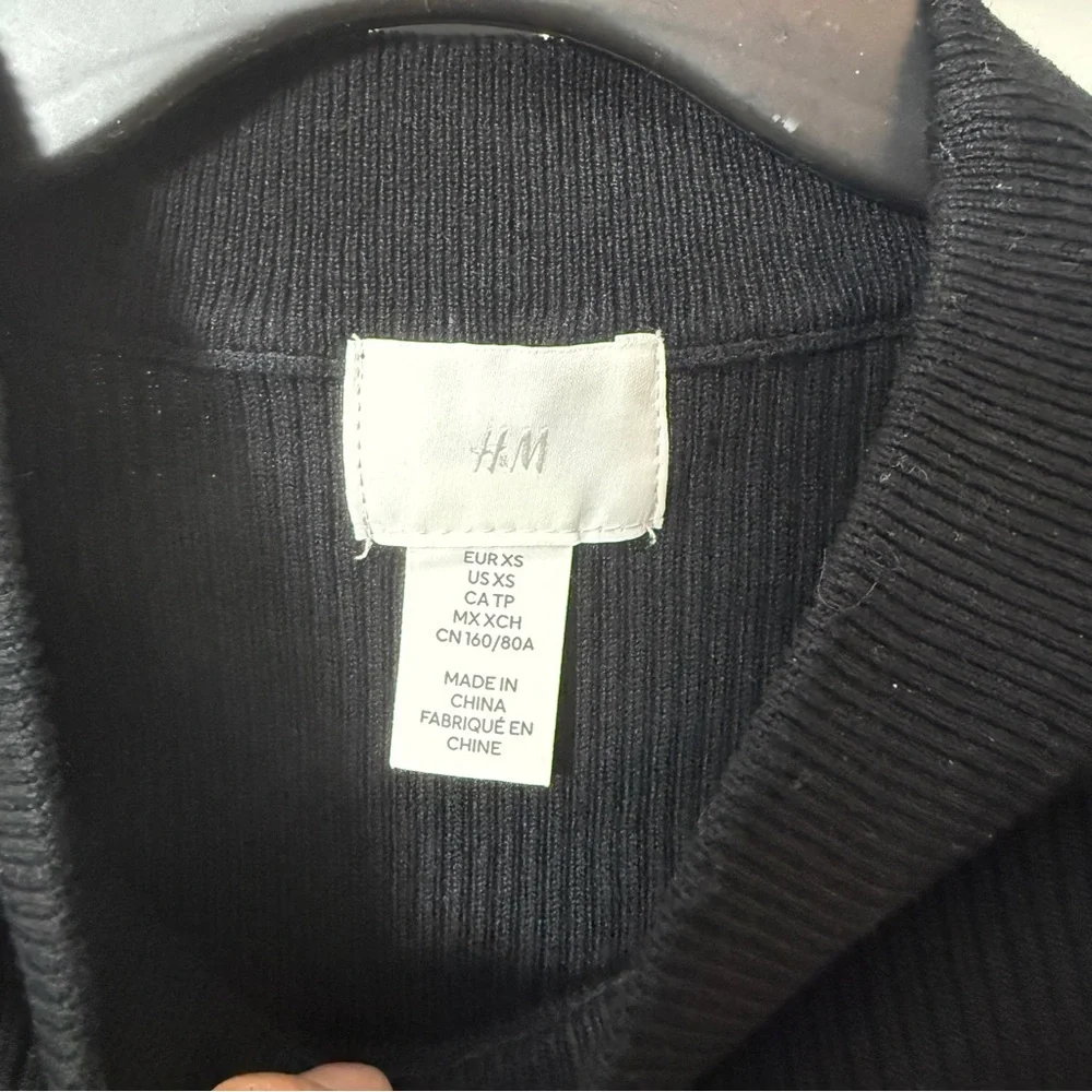 H&M CUT-OUT BODYCON tight dress size XS - Picture 4 of 5